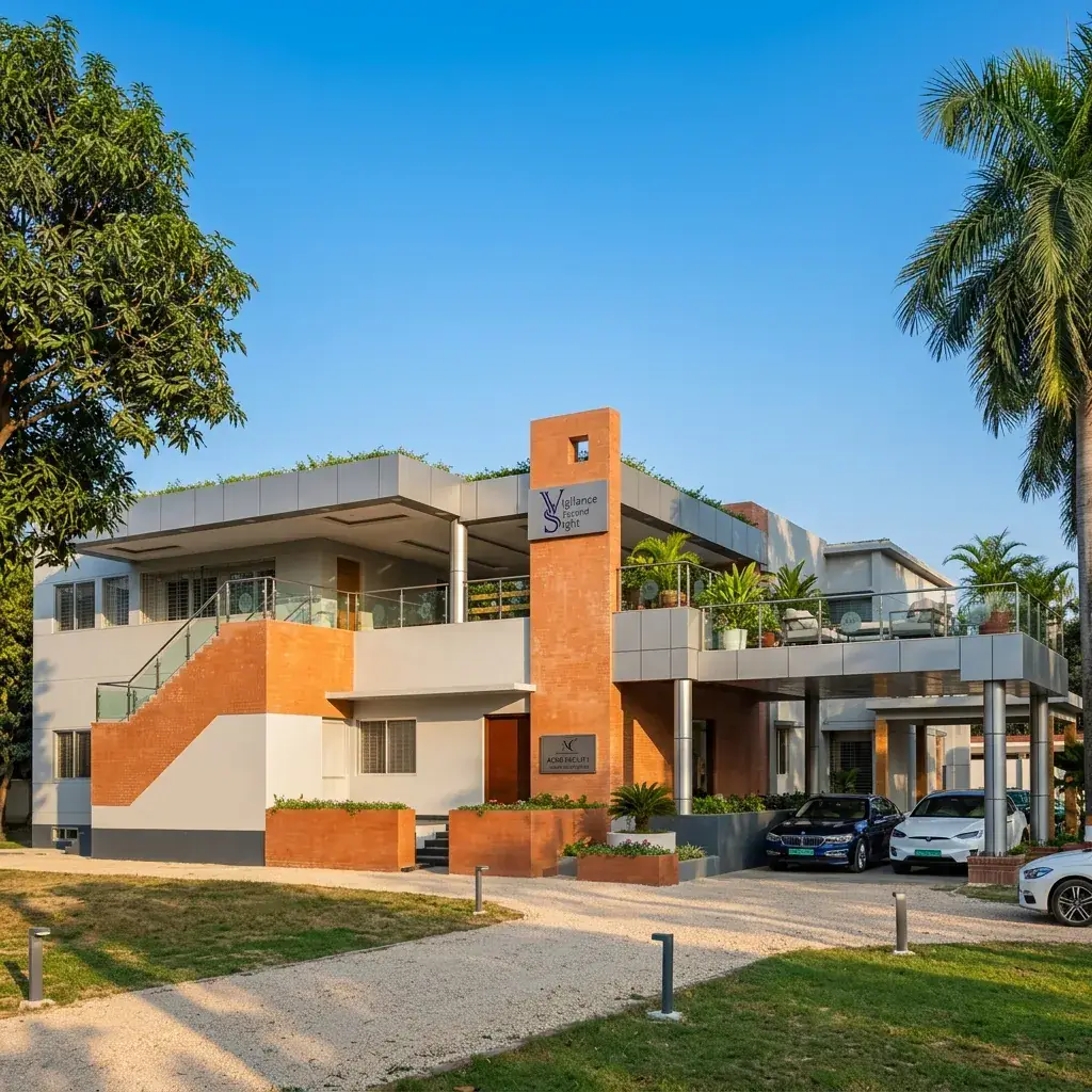 High-security commercial steel building in Dhaka Cantonment