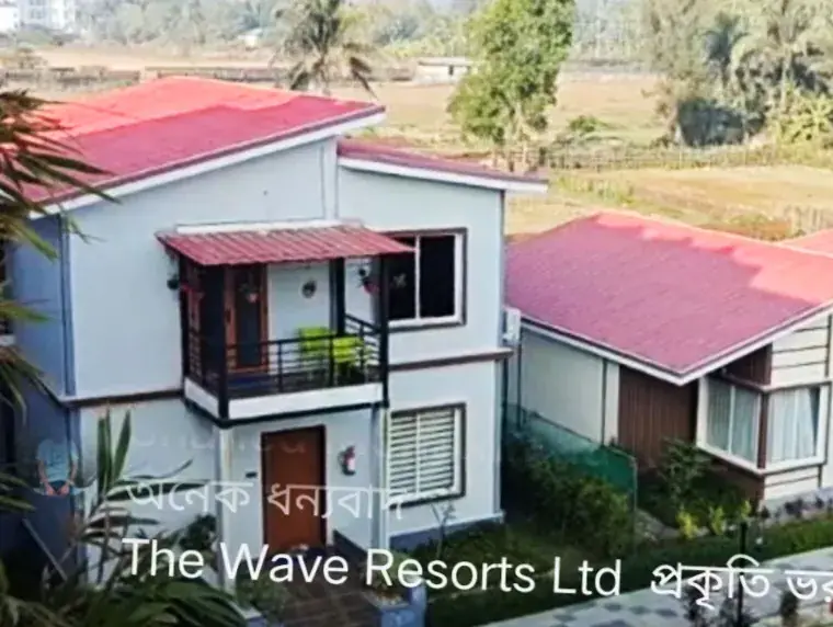 Two-story modular prefab guest villa at The Wave Resort