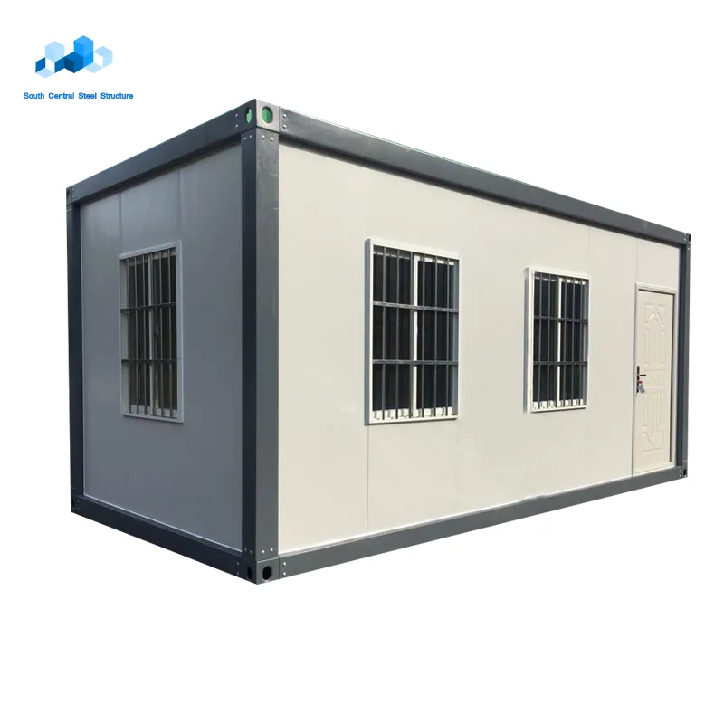 BH-CT-501 container house showing 1 bedroom layout, 200 sq ft, pre‑engineered steel structure